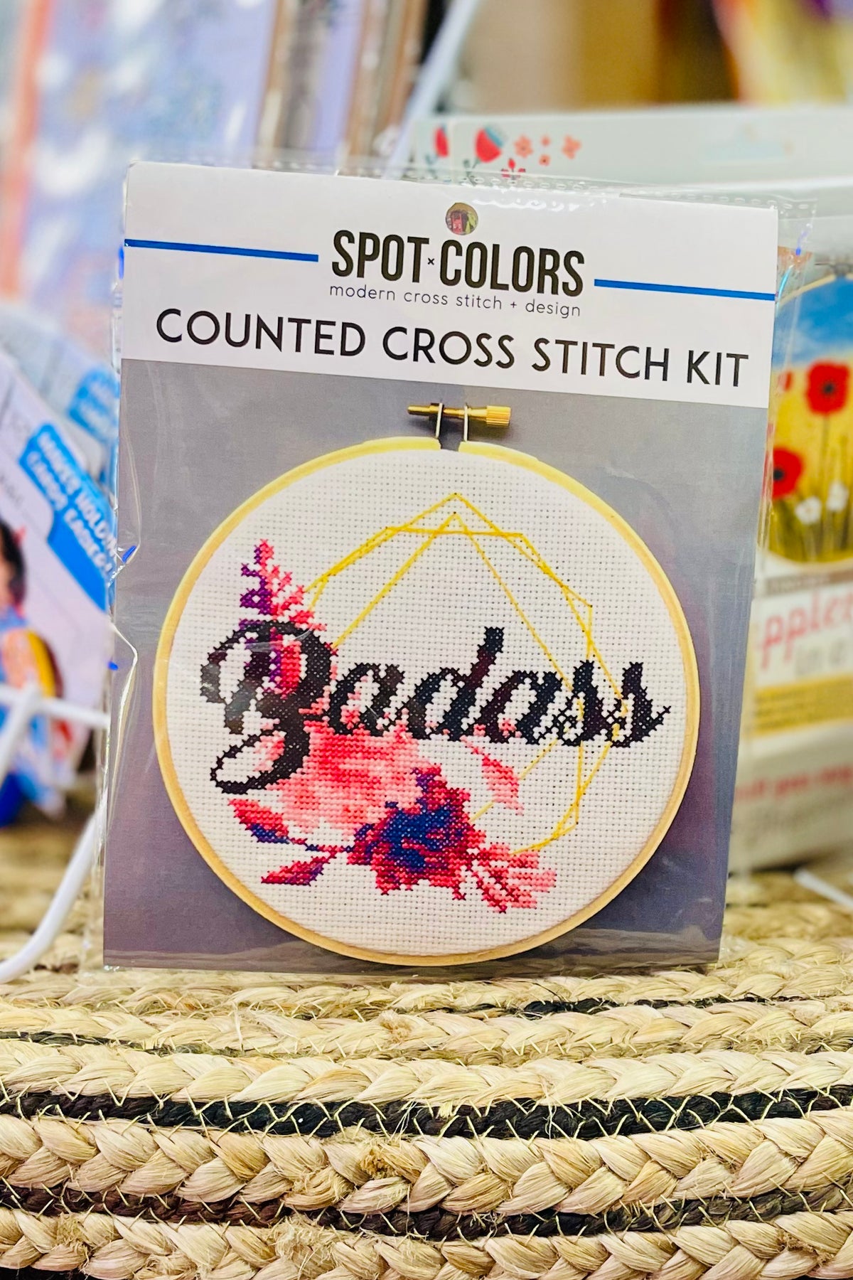 Ice Cream Mini Cross Stitch Kit – Spot Colors